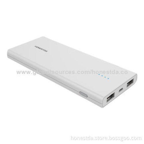 External Portable Power Bank for iPhone, with plastic case, ideal for promotional gift